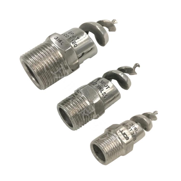 Stainless Steel Spiral Desulfurization & Cooling Nozzle for Industrial Cleaning