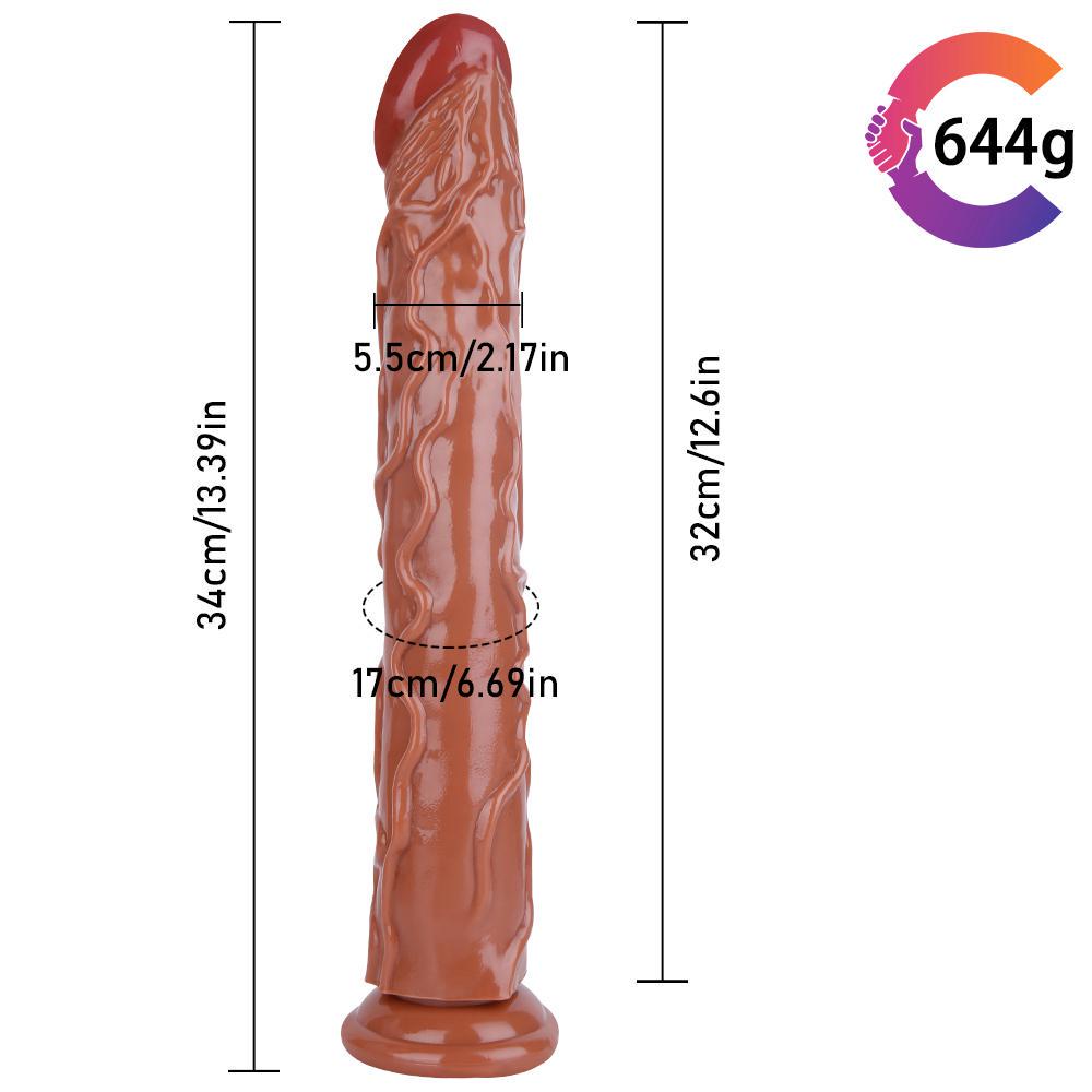 MoDi 32cm vkládací silikonový velký dildo realistický penis se silnou přísavkou Sexy hračky pro ženy