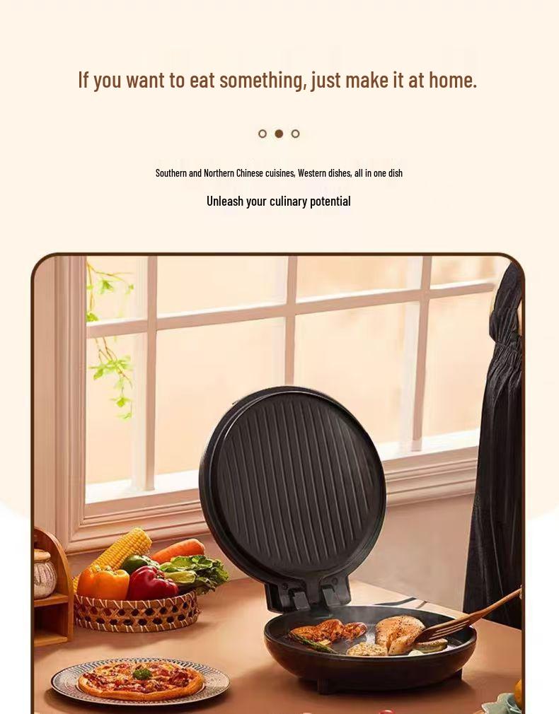 Xianke Multifunctional Electric Griddle & Grill - Suspended Household Frying & Grilling Pan.