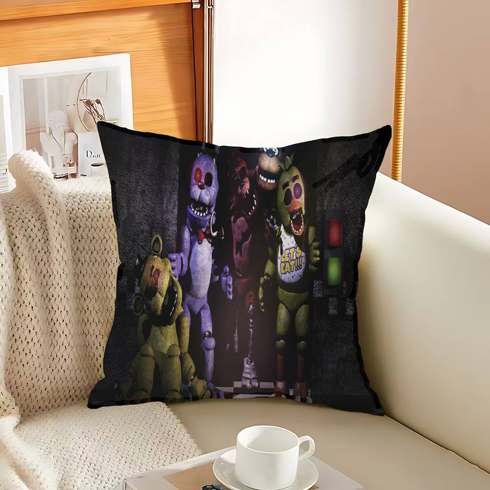 

F-Fnaf П ять ночей з Фредді Персоналізована наволочка Дитяча спальня Декор для дикої вечірки Наволочка дитина Подарунок на День народження 12x12Inch