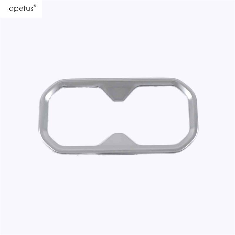 Rear Seat Water Cup Holder Frame Decor Cover Trim For Geely Monjaro Kx11 Manjaro  2024 Stainless Steel Interior Accessories