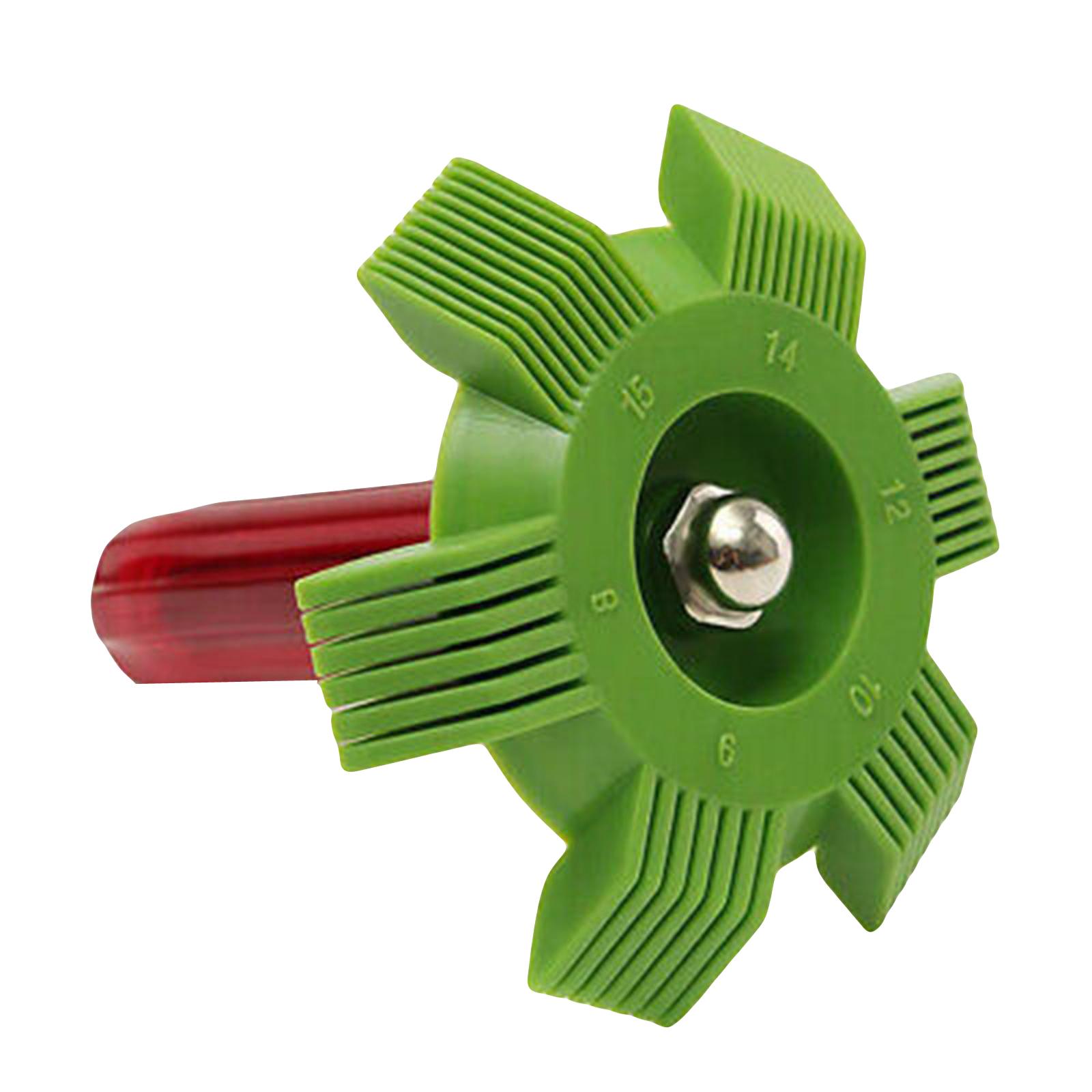 

Car A/C Radiator & Condenser Fin Tool Auto System Cleaner and Straightener for All Vehicles One Size зелёный