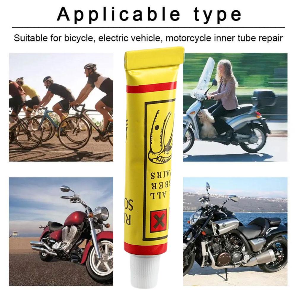 1/8pcs Car Motorcycle Bicycle Tire Repairing Glue Tyre Inner Tube Puncture Repair Tools Bike Trye Tire Patching Repair Glues