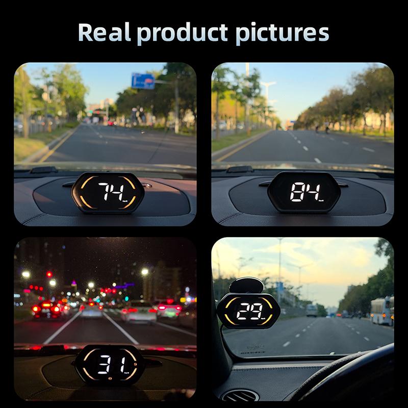 Usb Car Hud Head Display Digital Speedometer Gps Speed Meter Kmh Mph Dispaly For Truck Motorcycle Auto Part Accessories