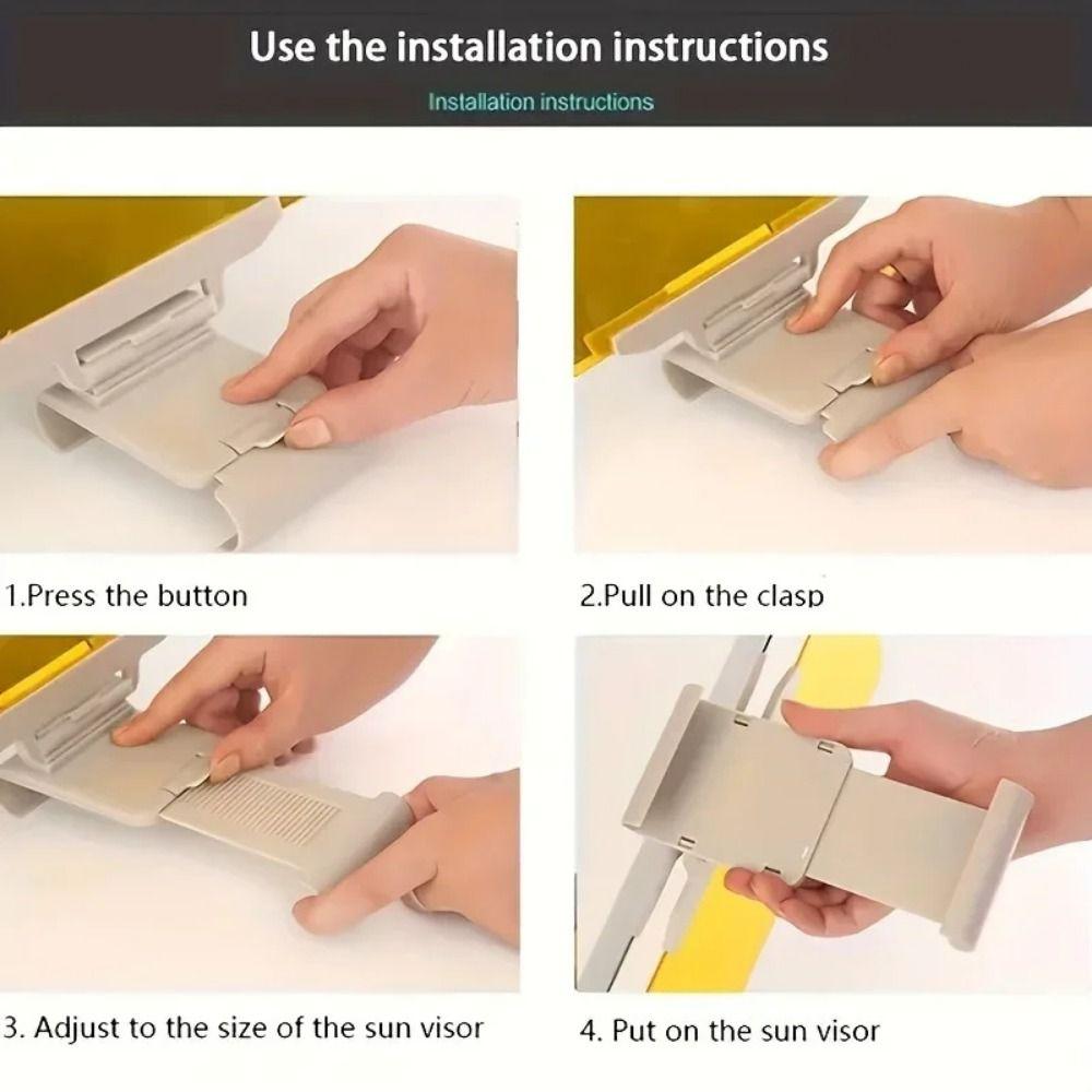 2 in 1 Car Auto Sun Visor Universal Polarized Sunshade Plate Car Visor Extender  for Car Sun Visor