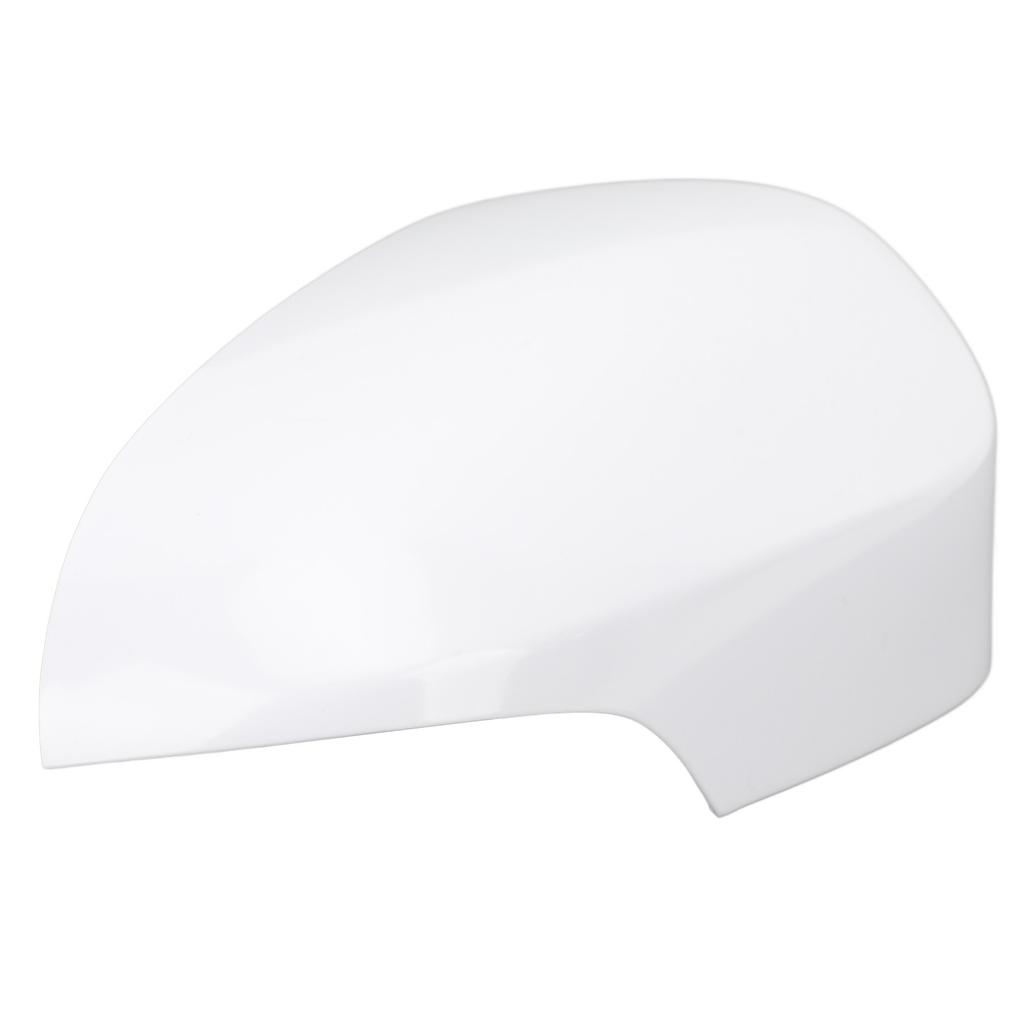 Rearview Door Mirror Cover Shockproof Exterior Side Wing Mirror Cap White for Vehicle with Turn Signal Light Right