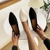 Fashion Slip on Loafers Breathable Stretch Ballet Shallow Flats Women Soft Bottom Pointed Toe Boat Shoes plus size 2025