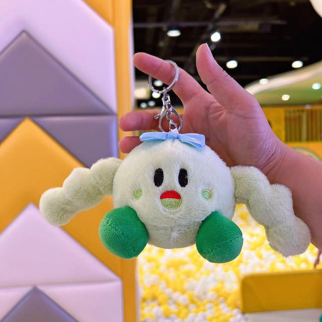 Adorable Kirby Plush Pendant Charm - Small Stuffed Cartoon Figurine