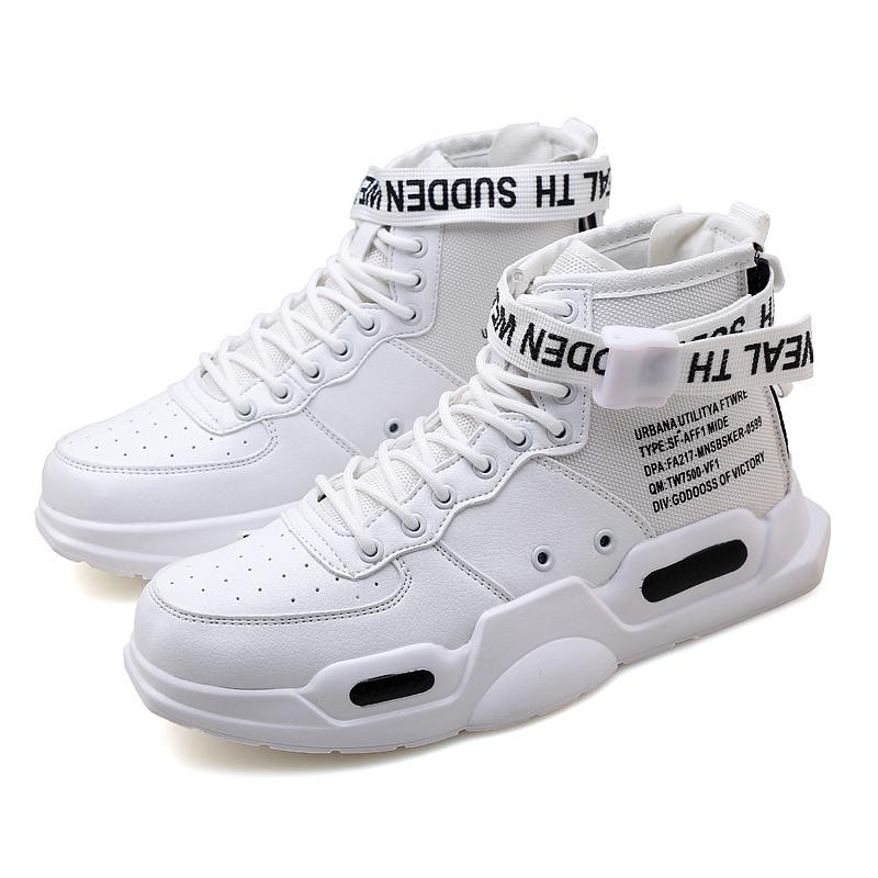 Men's Shoe Height Increasing Shoes Men's Trendy Shoes  New Autumn Versatile High Top Basketball Trendy Versatile Sports Shoe
