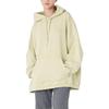 Levis FW22 Solid Color Hooded Drawstring Long Sleeve Sweatshirt Women Sweatshirt Yellow A3397-0002