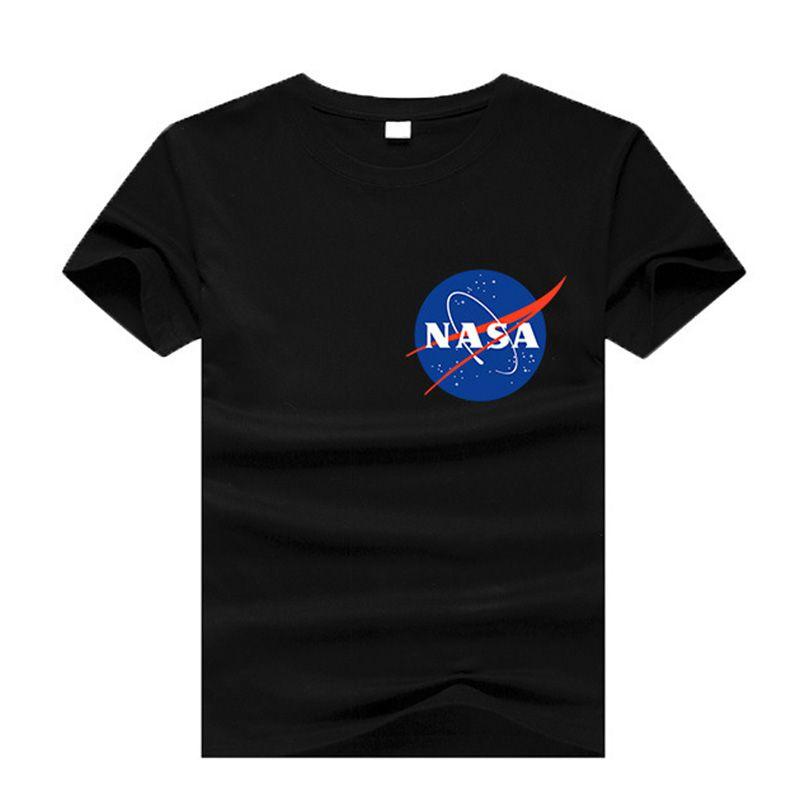 Prémiové kvalitní tričko NASA vesmírný astronaut pro chlapce a dívky dětské s kulatým výstřihem a krátkým rukávem
