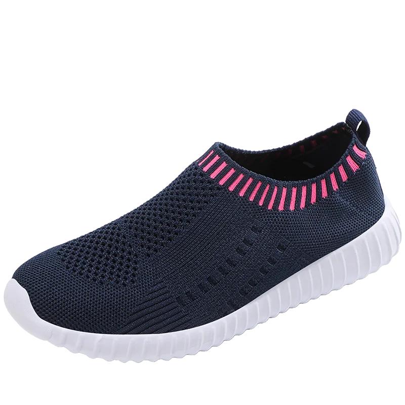 Fashion Women Casual Sneakers Mesh Breathable Sport Shoes for Woman Vulcanized Shoes Summer Female Socks Walking Woman Footwear Femme