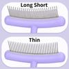Dog Comb Rake Combs Dog Brush Single Row Rake Combs for Dogs Hair Cleaning Pet Grooming Massage Cat Comb Comfortable Dogs Brush