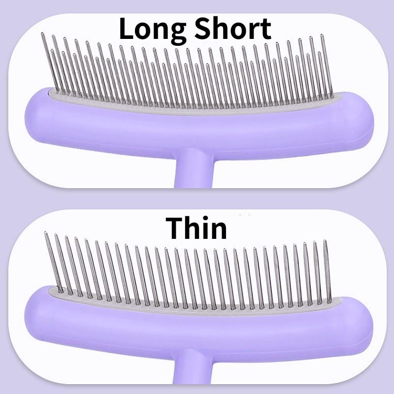 Dog Comb Rake Combs Dog Brush Single Row Rake Combs for Dogs Hair Cleaning Pet Grooming Massage Cat Comb Comfortable Dogs Brush