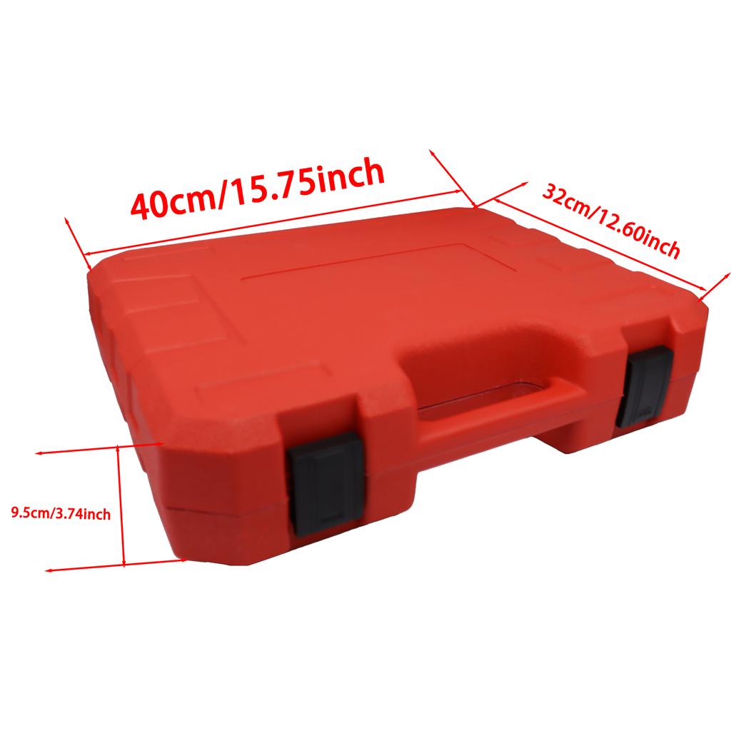 14-18 Piece Coolant Pressure Tester Kit Radiator Pressure Test Kit Automotive Tank Adapter with Gauge Kit