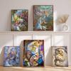 1pc Mahmoud Farshchian Persian Painting Poster Sticker Print Waterproof Wall Art For Living Room Bedroom Home Decor
