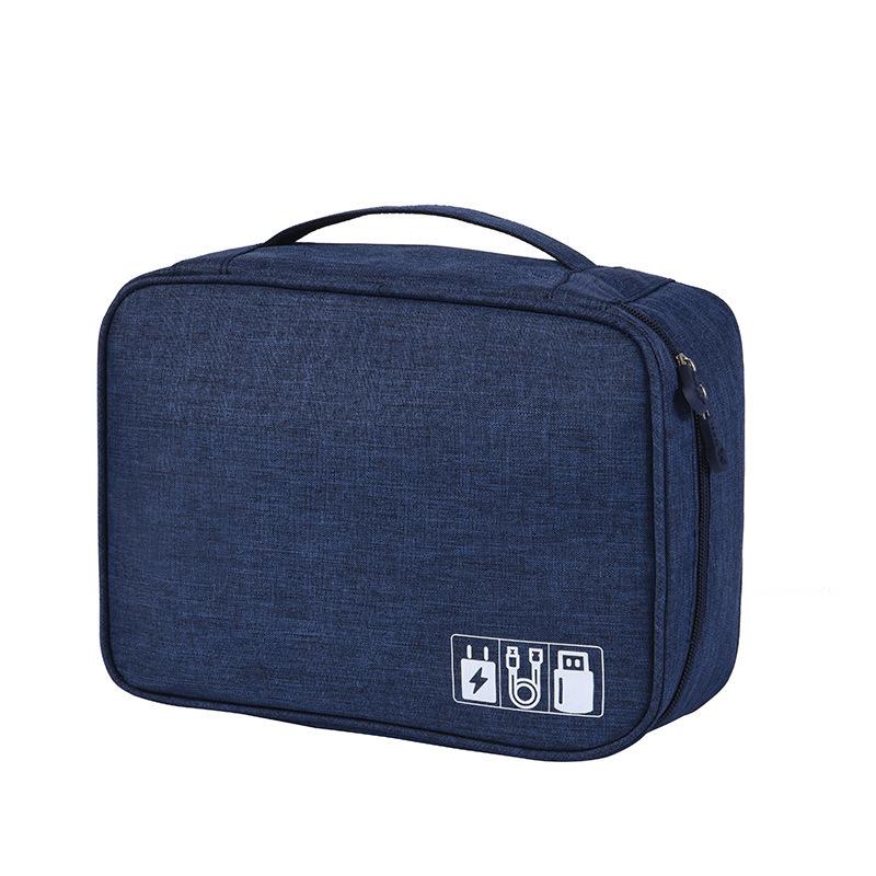 Norson Travel Power Bank & Earphone Storage Bag with Cosmetic Compartments