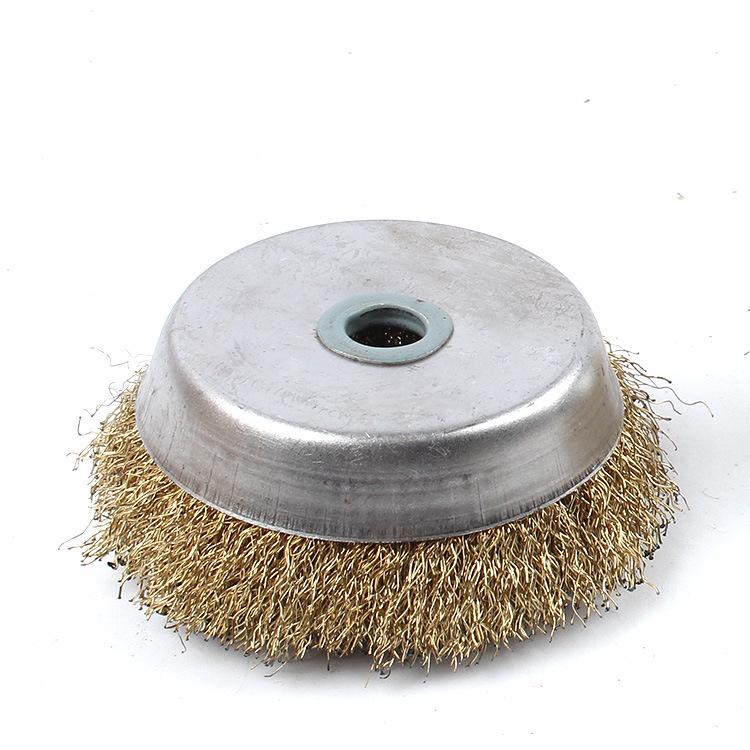 

Bowl-Shaped Wire Wheel Brush for Rust Removal and Polishing