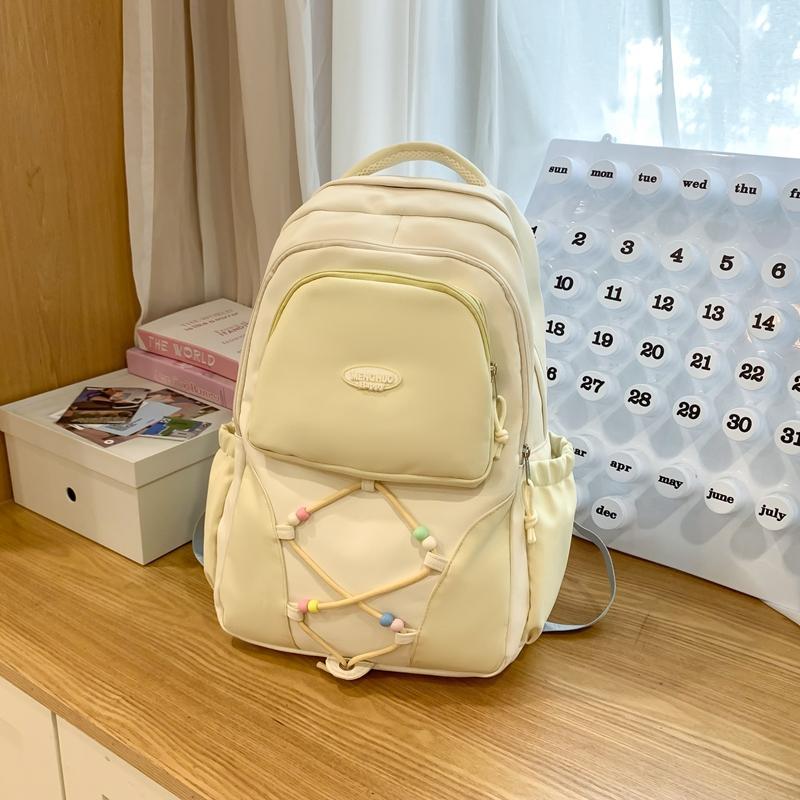 Женская школьная сумка с цветными блоками — фото 14