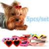10Pcs Fashion Pet Dog Hair Bows Clips Love Style Doggie Boutique Sunglasses Pet Grooming