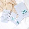 Fromthenon 2026 Calendar Card A5 A6 A7 A8 M5 Loose-leaf Notebook Planner Journal Calendar Loose-leaf Bindings Accessories