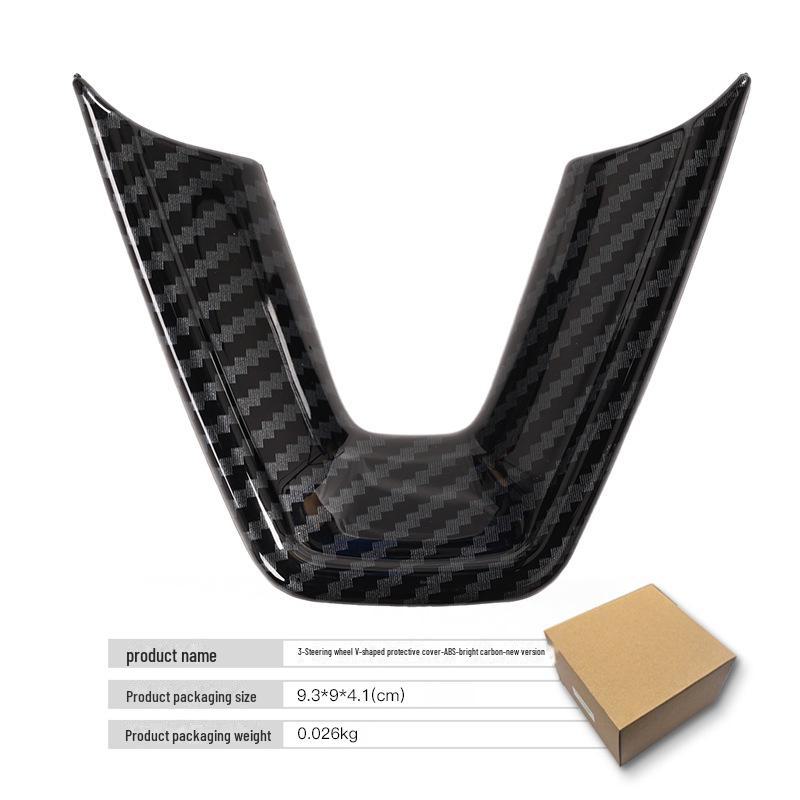 Tesla V3 Stuurwiel V-vormige Bescherm- & Decoratieve Cover voor Model 3