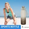 1000ml Gradient Color Water Bottle Large Capacity Gym Sports Bottle for Travel