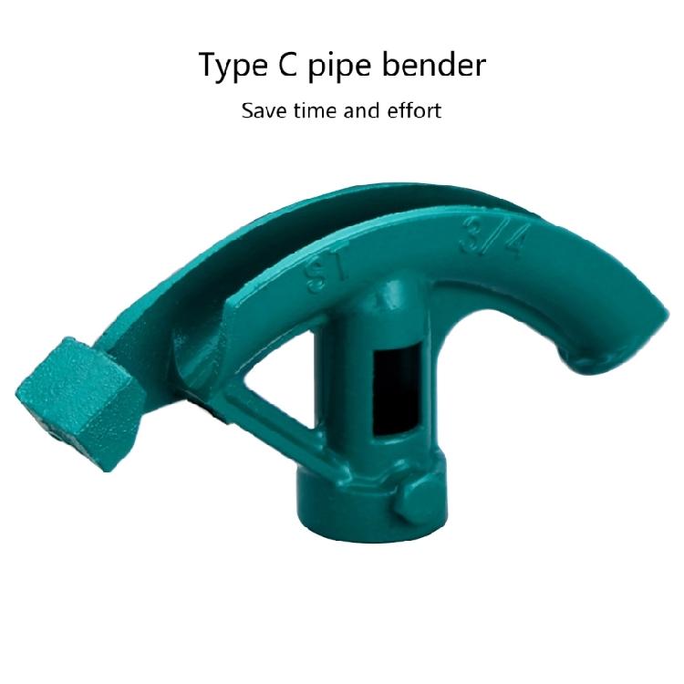 Practical 90-180° Manual Pipe Bender  for Water, Air, and Electrical Tubes