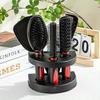 Hair Care Set, Scalp Massage/Anti-Tangling, 4 Pieces Including Mirror and Comb, Daily Care Tools