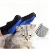 Pet Hair Removal Grooming Glove Double Sided Deshedding Brush for Dogs Cats Anti Static Massage Tool Cleaning Mitt Accessories