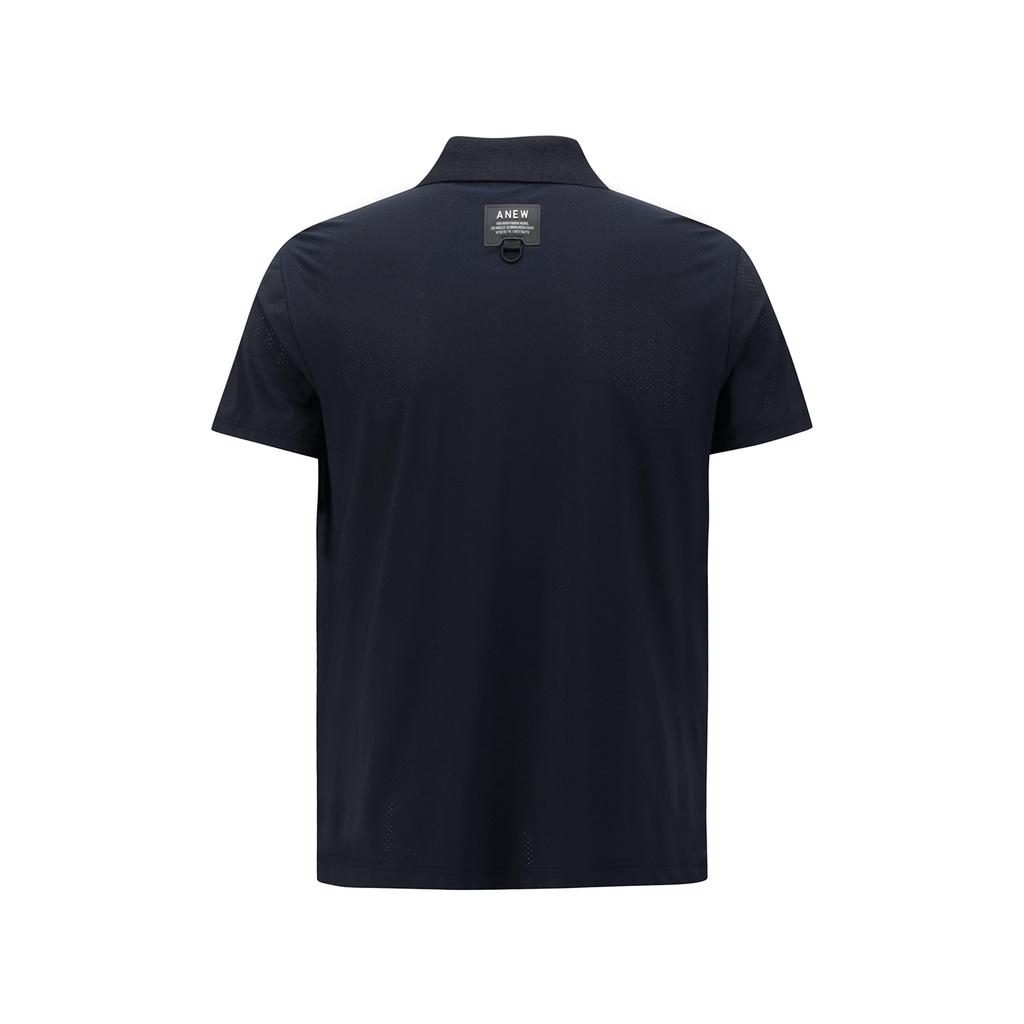 ANEW GOLF Men Hybrid Air Hole Short Sleeve Sweater_Da