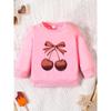 European sizes Minimally Printed Pattern, Comfortable and Skin Friendly for 0-3 Year Old  Kids, Versatile  Round Neck Hoodie  Seasons