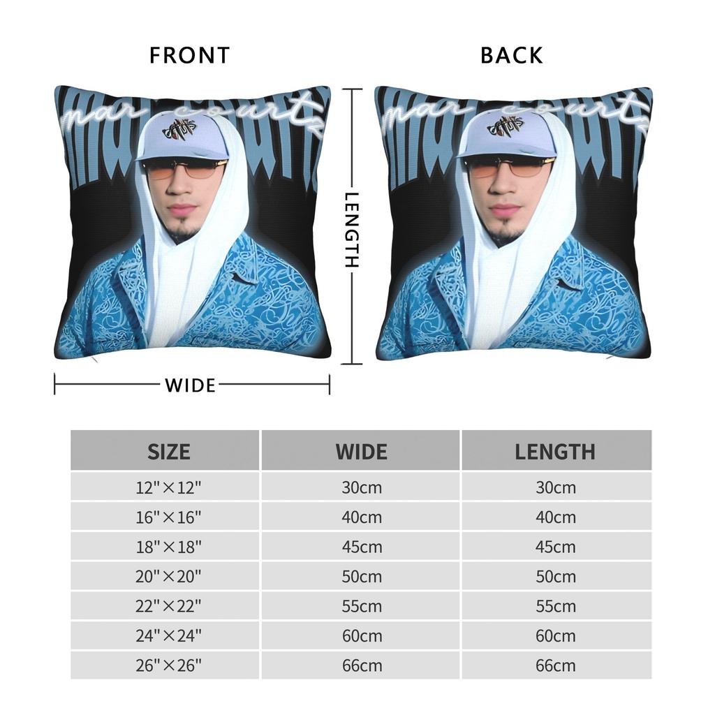 Omar Courtz Singer Pillow Case  Graphic Pillow Cover For Living Room Chair Kawaii Cushion Cover