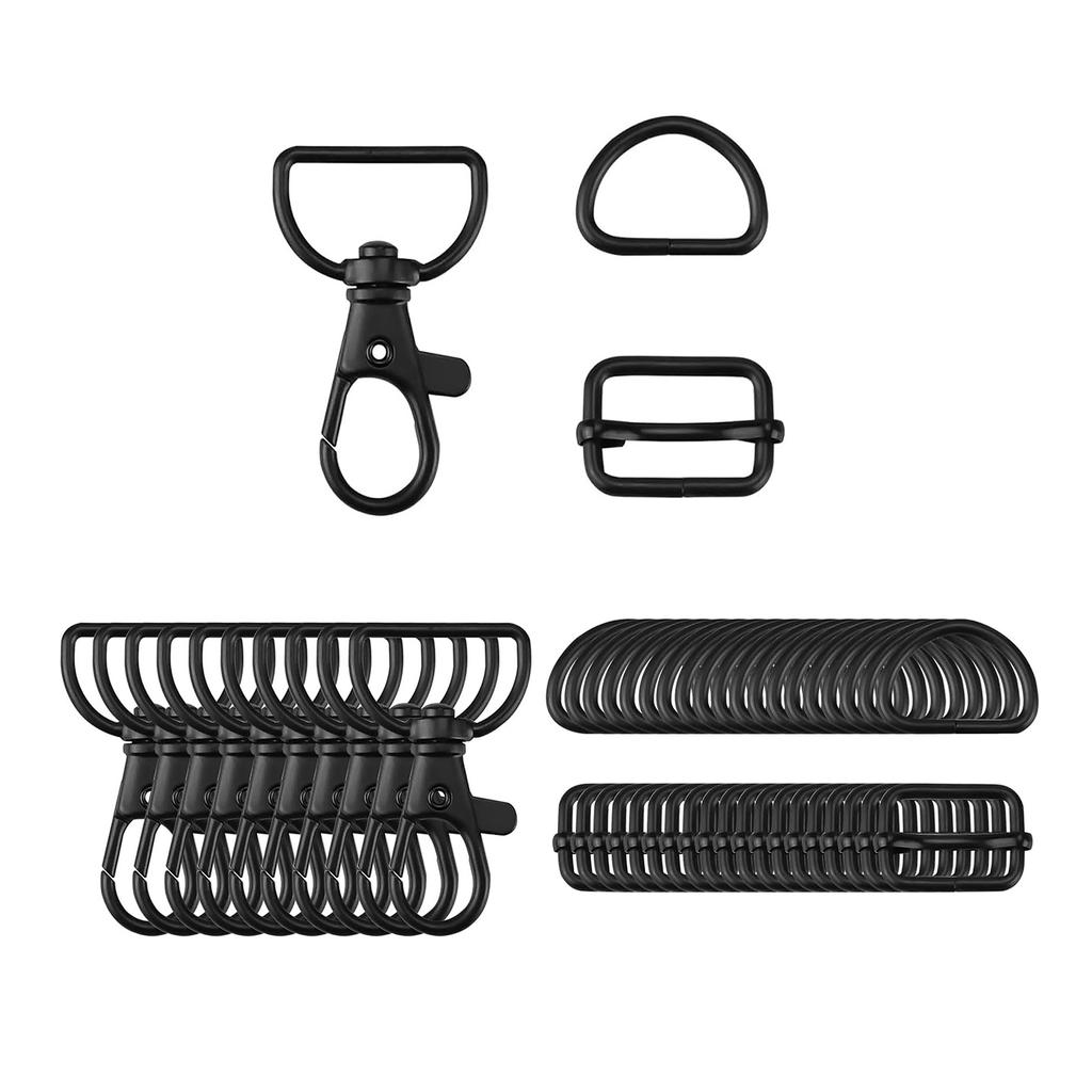 Sturdy Keychain with Spring Hook and Rope Versatile Keychain with Durable Buckles Carabiners Keychain Making Supplies