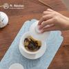 White Porcelain Sancai Gaiwan for Gongfu Tea