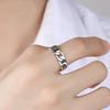 925 Sterling Silver Rings for Women Men Couple Minimalist Handmade Simple Chain Ring Party Jewelry Gift Prevent Allergy