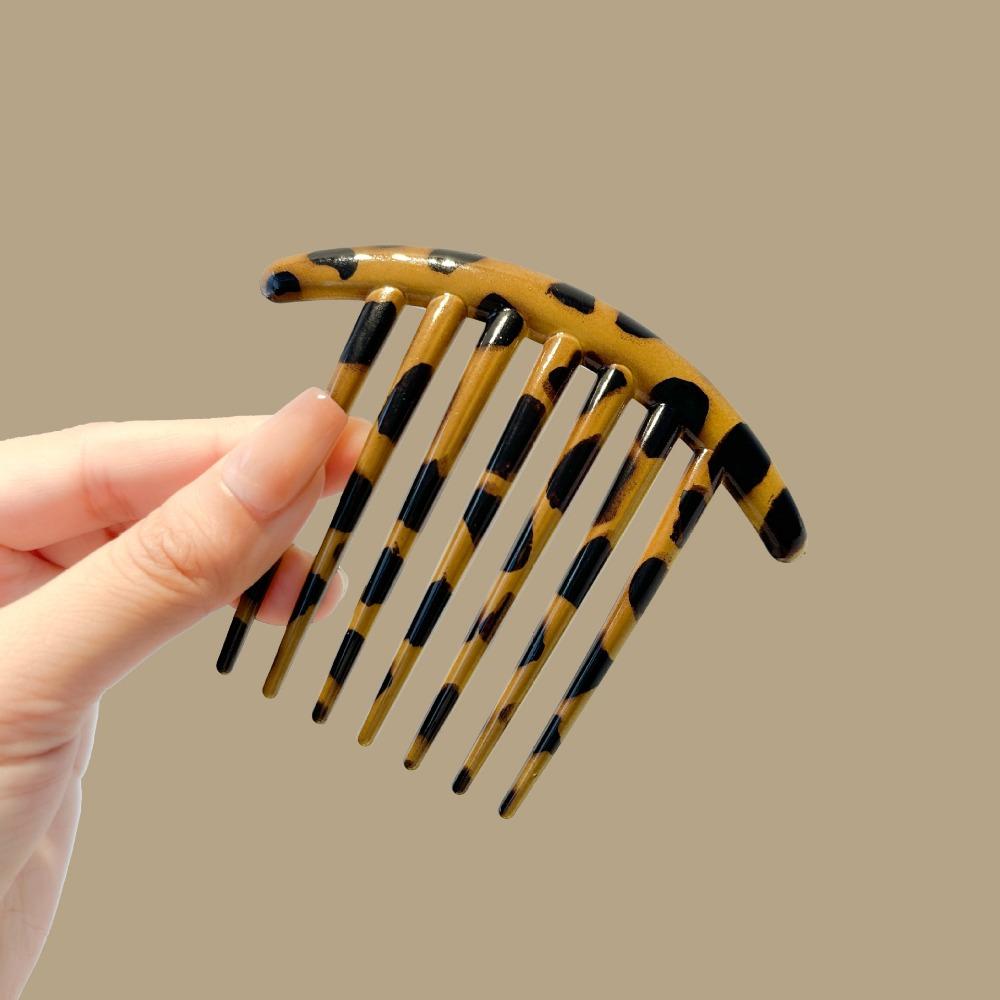 

Fashion 7 Teeth Shattered Hair Comb Anti Slip Hair Wearing Insert Comb High Grade Women Barrettes Lazy Hair Turning Tool