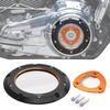 Transparent Clutch Cover/Spring Stopper Plate for Harley Road King FLHR/XS Street Glide FLHX/S Road Glide FLTR/XS Ultra Limited