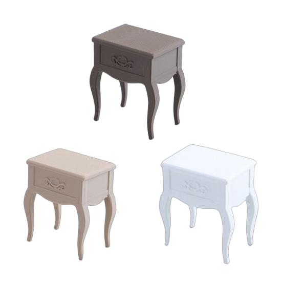 Dollhouse Bedside Table, 1:12 Miniature Furniture Decorative Ornaments, Realistic Details Durable Craftsmanship Dollhouse Furniture