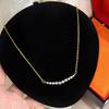 Hot Sale Smile Necklace Hot Sale Light Luxury Design Simple and Simple Clavicle