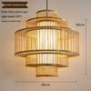 Bamboo Weave Pendant Light for Tea Room, Restaurant, or Bar – Simple Japanese Style