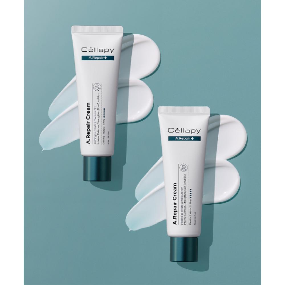 CellApy [2 шт.] Восстанавливающий крем 50 мл + 50 мл Лосьон для тела 30 мл + Солнцезащитный крем 7 мл Бесплатно FREE