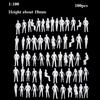 10/100pcs 1:300/1:200/1:100/1:150 Miniature Simulation Figures Model 1:75/1:50/1:42/1:30/1:25 Scale Building People Figures