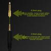TOPINCN XLR Shotgun Condenser Microphone Mini TV News Reporter Interview Microphone DSLR Camera