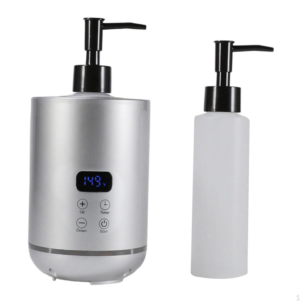 Ohřívač masážního oleje Digitální ohřívač Narozeninový dárek Vyhřívaná pleťová voda Krém Nastavitelná teplota Holič