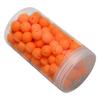 105pcs 15mm Silicone Beads Bulk Round Silicone Beads Loose Beads for Bracelet Necklace Keychain Making Orange