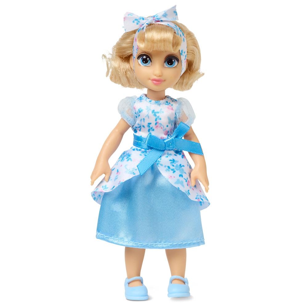 Disney Store Official Cinderella Once Upon a Story Mini Doll Playset, 5-inch Princess Doll, Girl's Toy, 4-Year-Old Girl's Birthday Gift