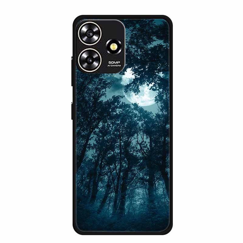 Für ZTE Blade V50 DESIGN 4G Hülle Original Weiches Silikon TPU Handyhüllen Rückseite für ZTE V50 Design 4G Mode Planet Coque