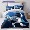 ASTRO BOT Custom Name Pattern Bedding,Quilt Set Quilt Cover Pillowcase Home Birthday Gift(1 * Duvet Cover + 2 * Pillowcase, Without Core)