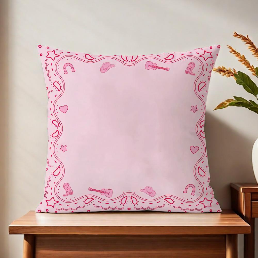 Korean Style Pink Bedroom cushion cover For Pillow Printing Sofa Decoration Home Car Room Coffee Shop Office Nordic Simplicity